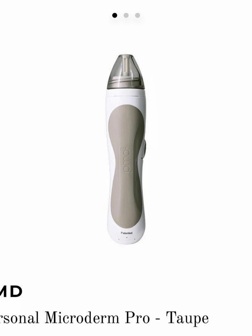 PMD Personal Microderm Pro Taupe Microdermabrasion Tool with Replacement Discs